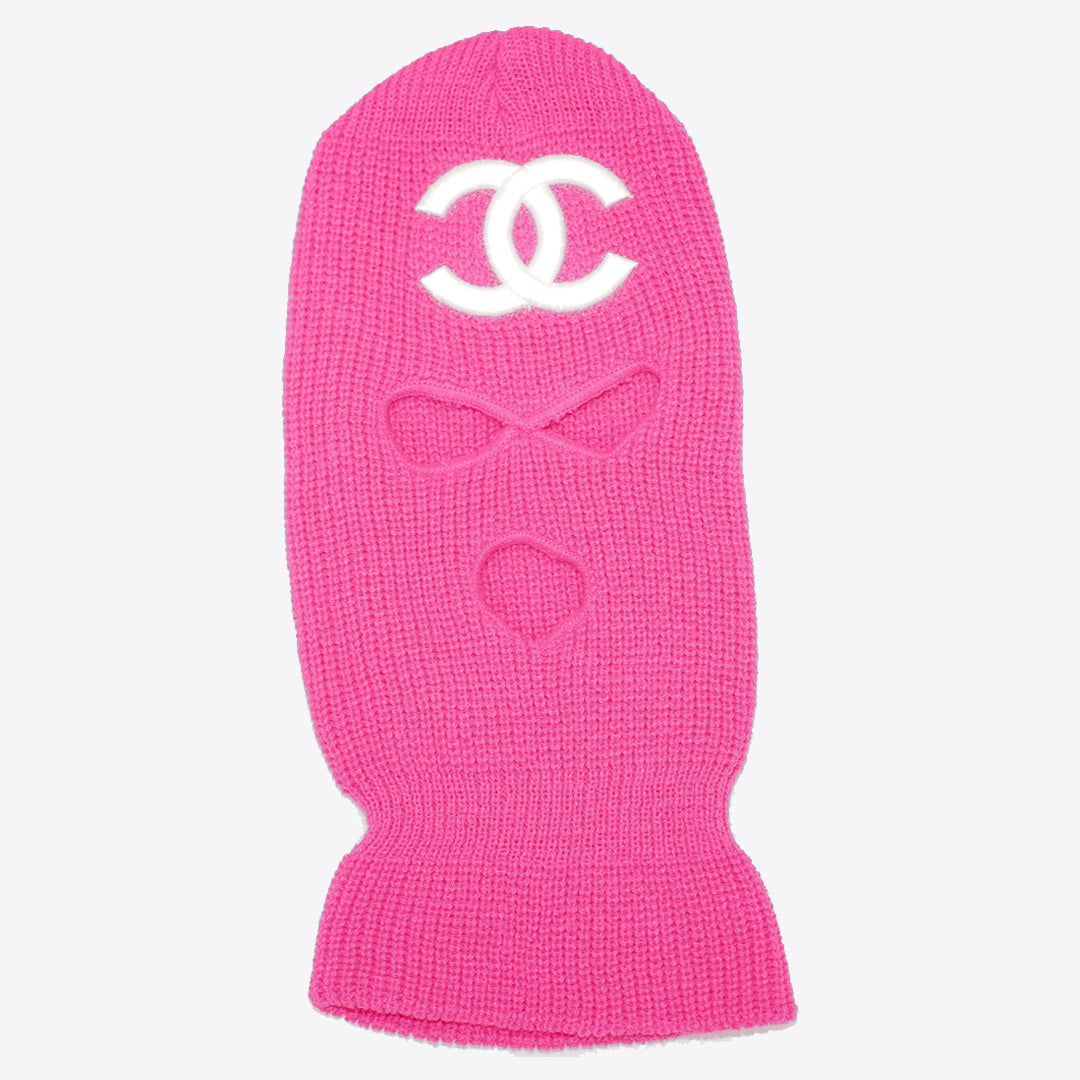 CC Ski Mask Neon Pink White