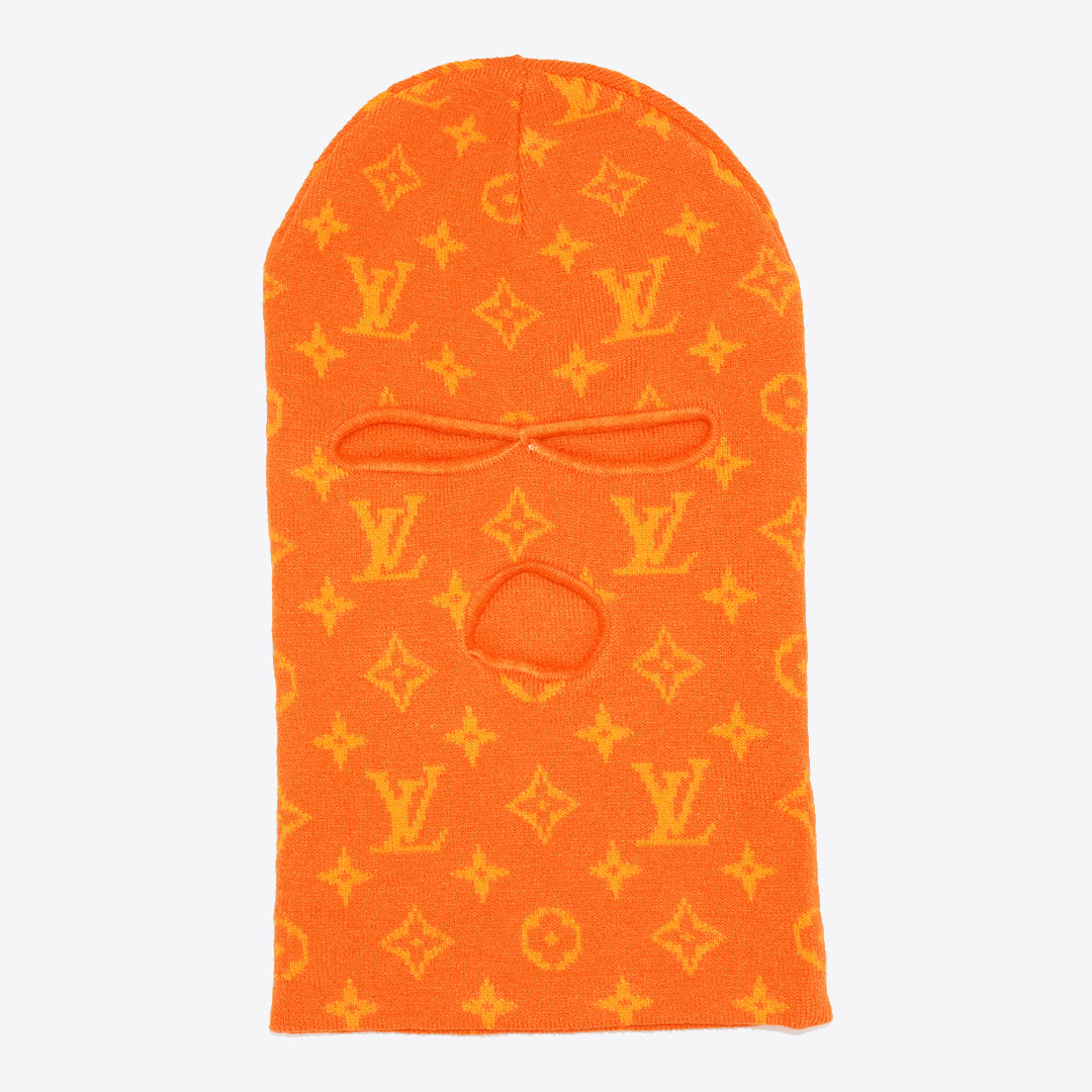 LV Neon Orange Ski Mask